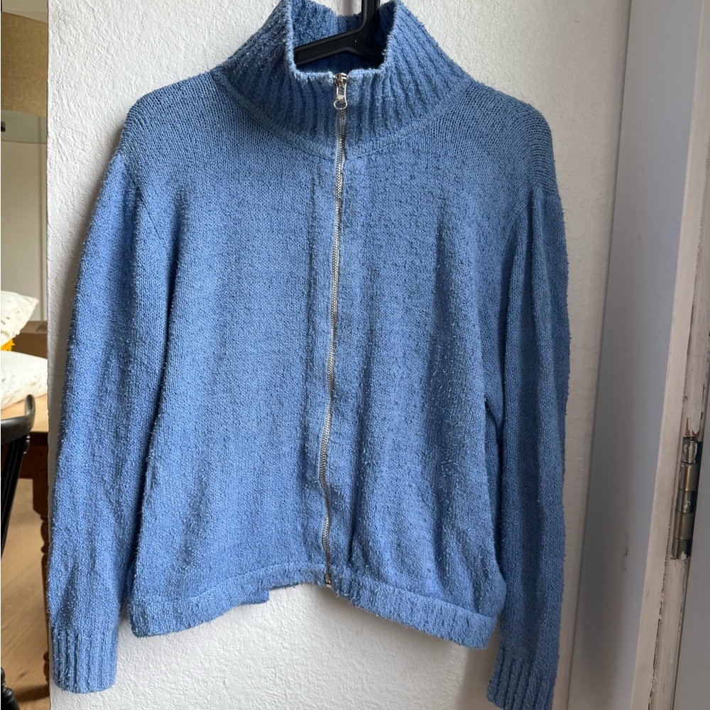 Beklina 100% cotton zip up cardigan